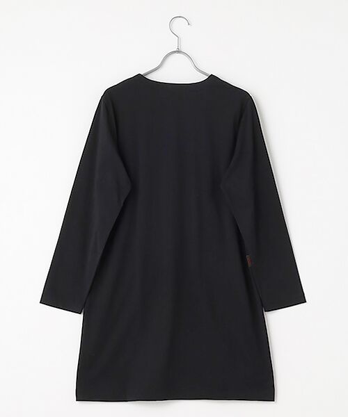 Mademoiselle NON NON / マドモアゼルノンノン カーディガン・ボレロ | プレーティング天竺 ロングカーディガン | 詳細1