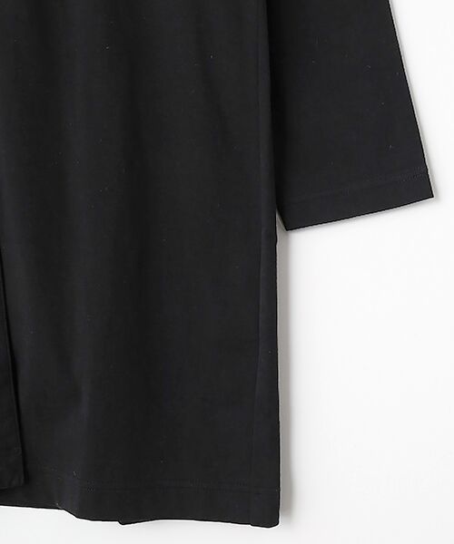 Mademoiselle NON NON / マドモアゼルノンノン カーディガン・ボレロ | プレーティング天竺 ロングカーディガン | 詳細3