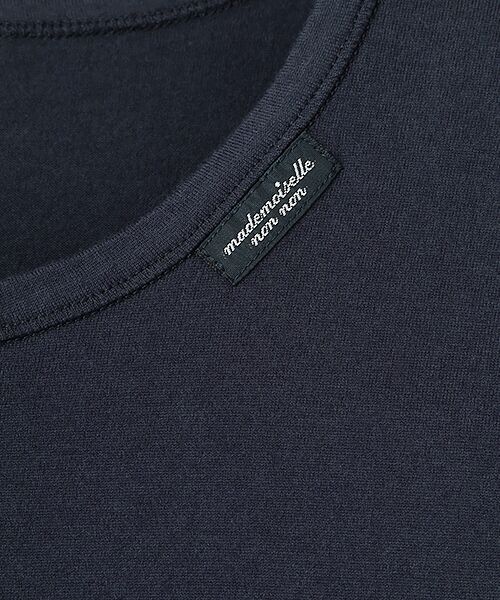 Mademoiselle NON NON / マドモアゼルノンノン Tシャツ | コンパクトヤーンエアロシフォン加工 5分袖Tシャツ | 詳細5