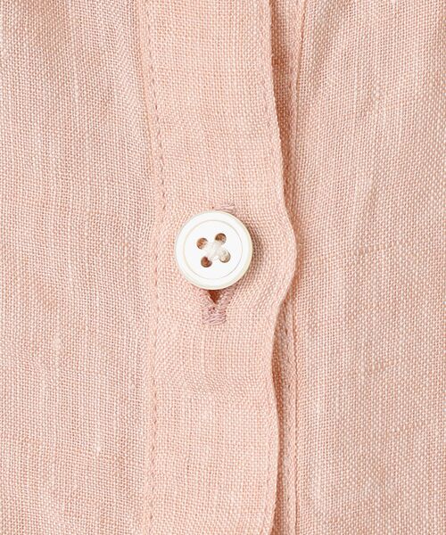 Mademoiselle NON NON / マドモアゼルノンノン シャツ・ブラウス | リネンシャンブレー ノースリーブブラウス | 詳細4