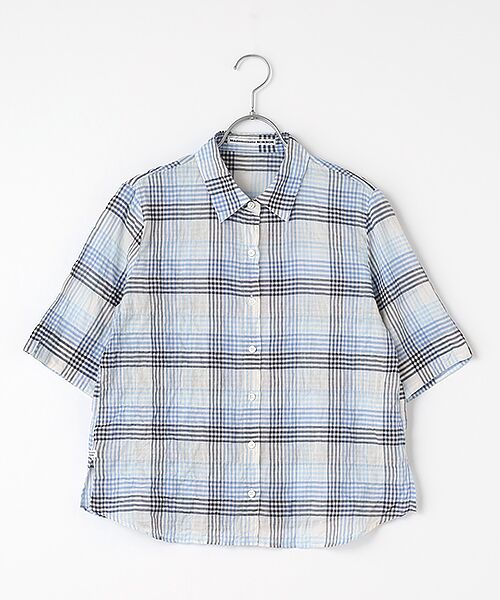 美品⁂マドモアゼルノンノン⁂ジャミーソンズ　ウールコート　チェック総柄　ダブル ウールサージタータンチェックワンピース （ロング・マキシ丈