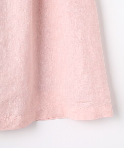 Mademoiselle NON NON / マドモアゼルノンノン ロング・マキシ丈スカート | リネンシャンブレー ギャザーフレアースカート | 詳細3