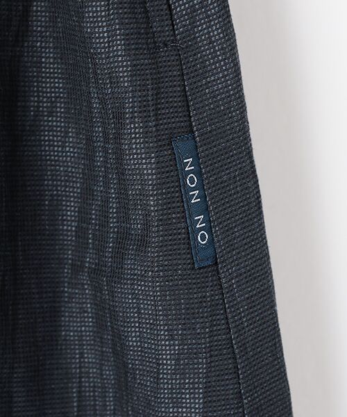 Mademoiselle NON NON / マドモアゼルノンノン ロング・マキシ丈スカート | ストライプ＆チェックワッシャー タック＆ギャザーライトロングスカート | 詳細15