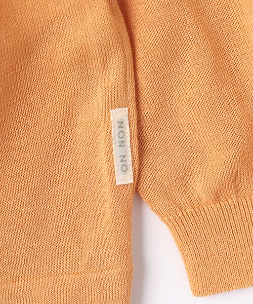 Mademoiselle NON NON / マドモアゼルノンノン カーディガン・ボレロ | コンパクト天竺 ノーカラーカーディガン | 詳細4