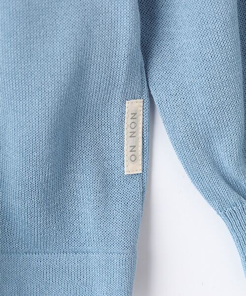 Mademoiselle NON NON / マドモアゼルノンノン カーディガン・ボレロ | コンパクト天竺 ノーカラーカーディガン | 詳細10