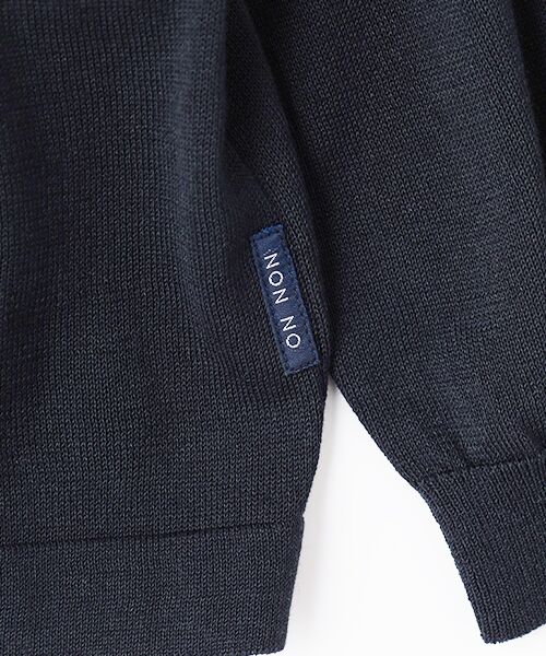 Mademoiselle NON NON / マドモアゼルノンノン カーディガン・ボレロ | コンパクト天竺 ノーカラーカーディガン | 詳細11