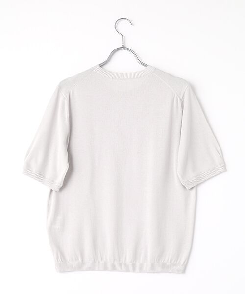 コンパクト天竺 クルーネックプルオーバー （ニット・セーター