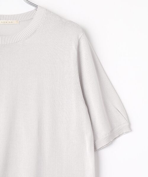 Mademoiselle NON NON / マドモアゼルノンノン ニット・セーター | コンパクト天竺 クルーネックプルオーバー | 詳細2