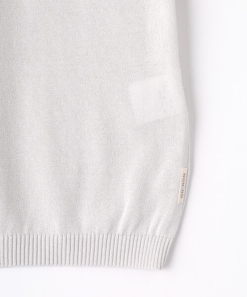 Mademoiselle NON NON / マドモアゼルノンノン ニット・セーター | コンパクト天竺 クルーネックプルオーバー | 詳細3
