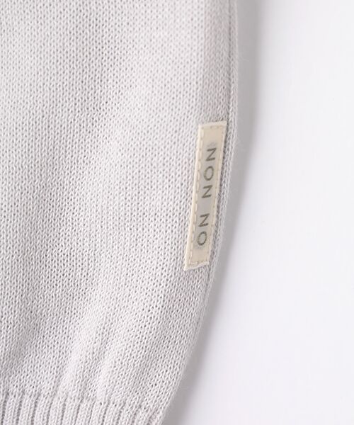 Mademoiselle NON NON / マドモアゼルノンノン ニット・セーター | コンパクト天竺 クルーネックプルオーバー | 詳細4
