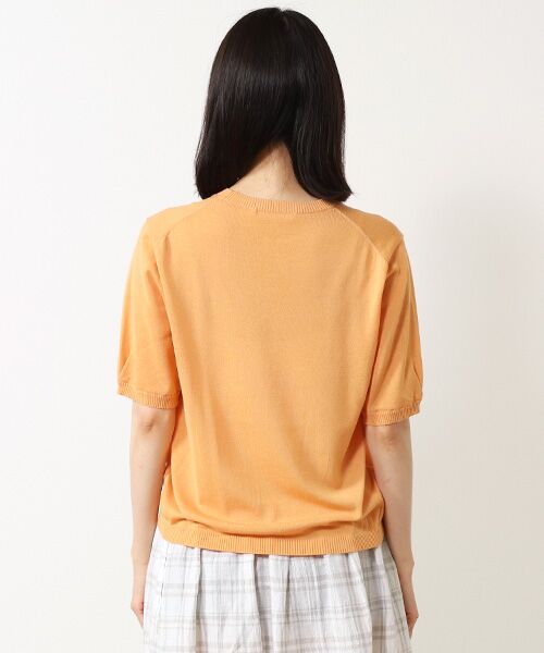 Mademoiselle NON NON / マドモアゼルノンノン ニット・セーター | コンパクト天竺 クルーネックプルオーバー | 詳細8