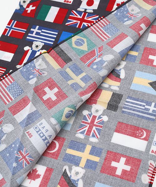 Mademoiselle NON NON / マドモアゼルノンノン ハンカチ | ハンカチ【NATIONAL FLAG BEAR】 | 詳細3