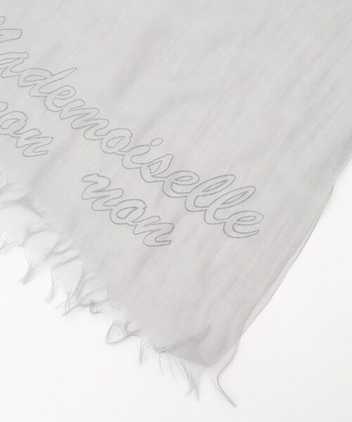 Mademoiselle NON NON / マドモアゼルノンノン マフラー・ショール・スヌード・ストール | オーガニックアルティメイトピマボタニカルダイストール | 詳細2