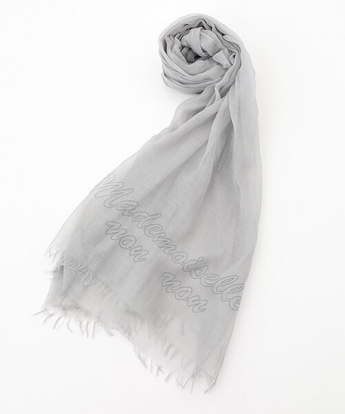 Mademoiselle NON NON / マドモアゼルノンノン マフラー・ショール・スヌード・ストール | オーガニックアルティメイトピマボタニカルダイストール | 詳細3