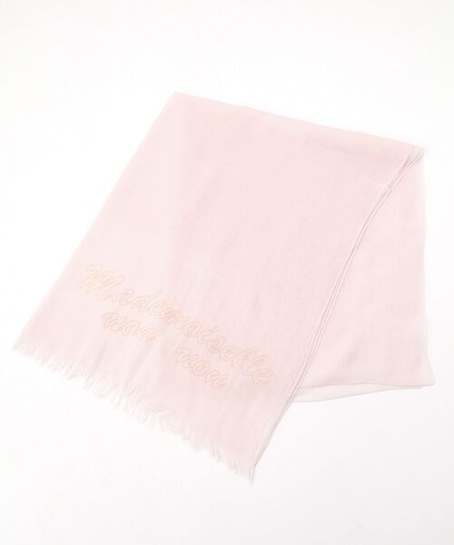 Mademoiselle NON NON / マドモアゼルノンノン マフラー・ショール・スヌード・ストール | オーガニックアルティメイトピマボタニカルダイストール（スイートピーピンク）