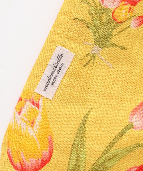 Mademoiselle NON NON / マドモアゼルノンノン シャツ・ブラウス | リネンプリント【TULIP BORDER】チュニックブラウス | 詳細6