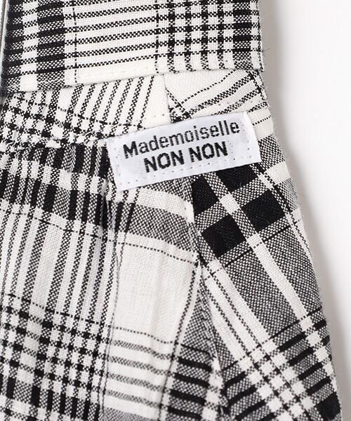Mademoiselle NON NON / マドモアゼルノンノン ロング・マキシ丈スカート | リネン/コットンチェックWシルケットワッシャー フレアースカート | 詳細6