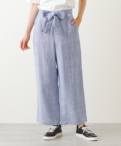 Mademoiselle NON NON / マドモアゼルノンノン その他パンツ | 水撚り千鳥＆グレンチェックパンツ | 詳細3