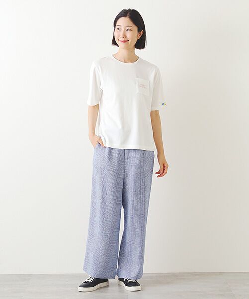 Mademoiselle NON NON / マドモアゼルノンノン その他パンツ | 水撚り千鳥＆グレンチェックパンツ | 詳細6