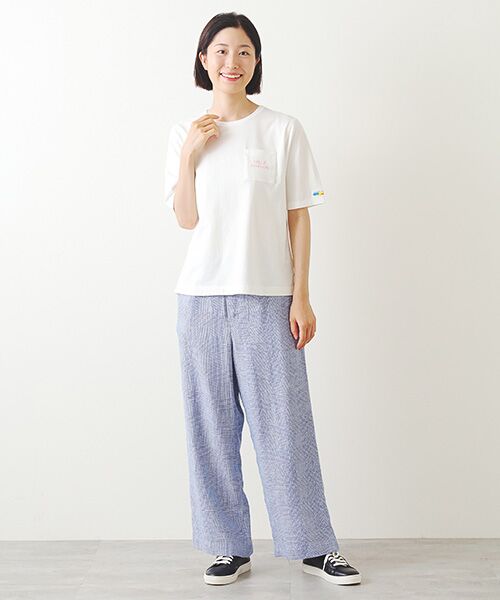 Mademoiselle NON NON / マドモアゼルノンノン その他パンツ | 水撚り千鳥＆グレンチェックパンツ | 詳細7