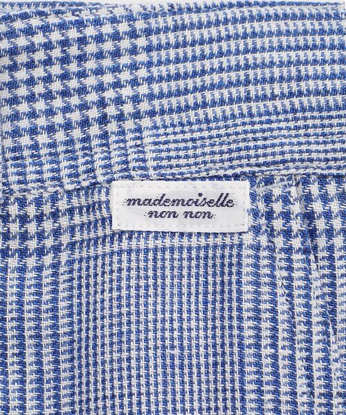 Mademoiselle NON NON / マドモアゼルノンノン その他パンツ | 水撚り千鳥＆グレンチェックパンツ | 詳細8