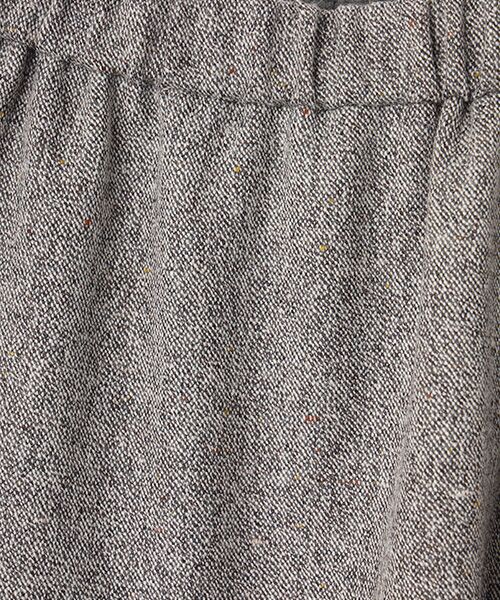 Mademoiselle NON NON / マドモアゼルノンノン ロング・マキシ丈スカート | リサイクルウールストレッチカラーネップツィード 【ティアードスカート】 | 詳細1