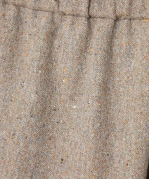 Mademoiselle NON NON / マドモアゼルノンノン ロング・マキシ丈スカート | リサイクルウールストレッチカラーネップツィード 【ティアードスカート】 | 詳細2