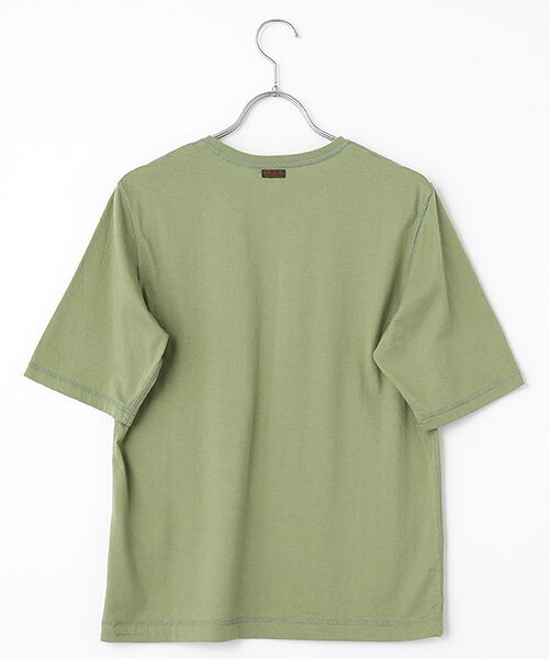 Mademoiselle NON NON / マドモアゼルノンノン Tシャツ | エアーコットン天竺 ロゴアップリケTシャツ | 詳細5