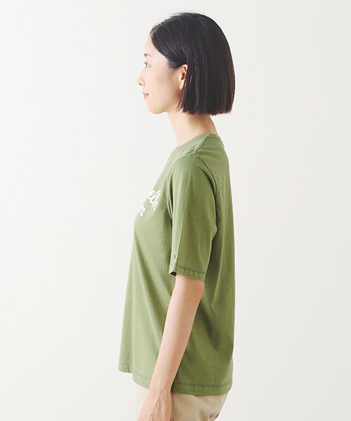 Mademoiselle NON NON / マドモアゼルノンノン Tシャツ | エアーコットン天竺 ロゴアップリケTシャツ | 詳細10