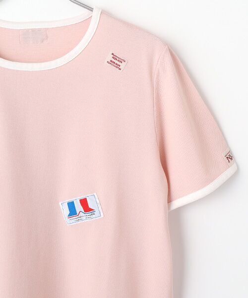 クールマックスエコメイド鹿の子 パイピングTシャツ （Tシャツ