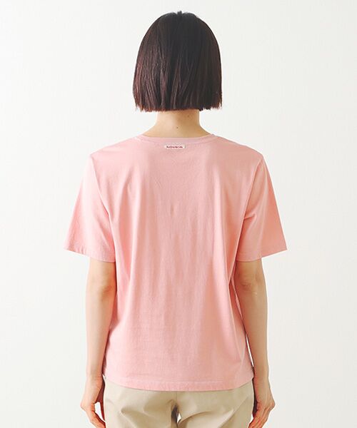 エアーコットン天竺 くま&パリの街並みプリントTシャツ （T