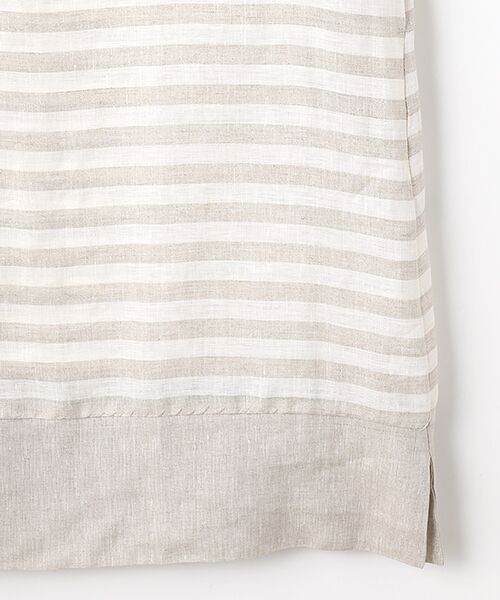 Mademoiselle NON NON / マドモアゼルノンノン ミニ丈・ひざ丈ワンピース | ＜DANI＞ダニ ボーダーワンピース | 詳細4