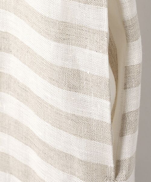 Mademoiselle NON NON / マドモアゼルノンノン ミニ丈・ひざ丈ワンピース | ＜DANI＞ダニ ボーダーワンピース | 詳細5