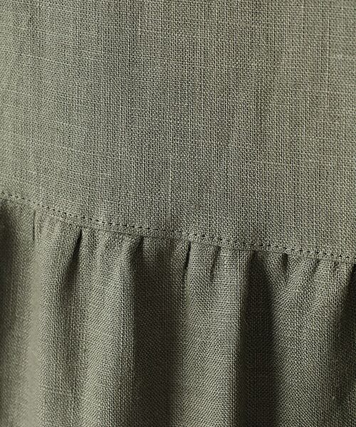 Mademoiselle NON NON / マドモアゼルノンノン ミニ丈・ひざ丈ワンピース | ＜DANI＞ダニ  リネンギャザーワンピース | 詳細5