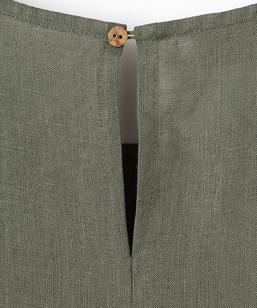 Mademoiselle NON NON / マドモアゼルノンノン ミニ丈・ひざ丈ワンピース | ＜DANI＞ダニ  リネンギャザーワンピース | 詳細6