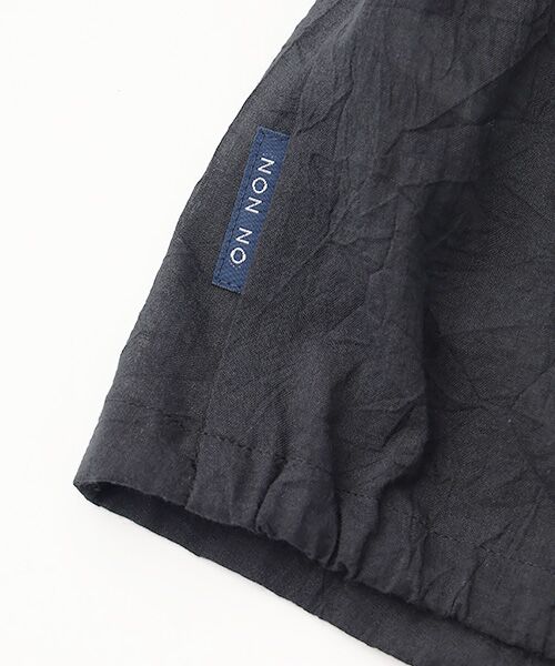 Mademoiselle NON NON / マドモアゼルノンノン シャツ・ブラウス | コットンローンハンドワッシャー クロップドオーバーシャツ | 詳細4