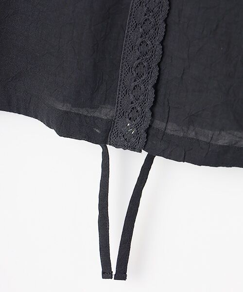 Mademoiselle NON NON / マドモアゼルノンノン シャツ・ブラウス | コットンローンハンドワッシャー クロップドオーバーシャツ | 詳細5