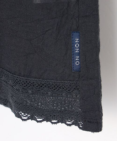 オローネ コットンノーカラーオーバーサイズブラウス シャツ ZIーON ブラウス シャツ レギュラーカラー＆ノーカラーオーバー