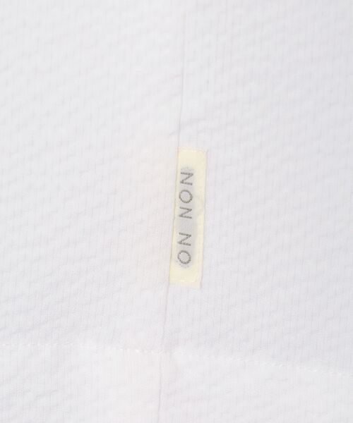 Mademoiselle NON NON / マドモアゼルノンノン シャツ・ブラウス | 2WAYストレッチシアサッカー ドルマンスリーブオーバーブラウス | 詳細1