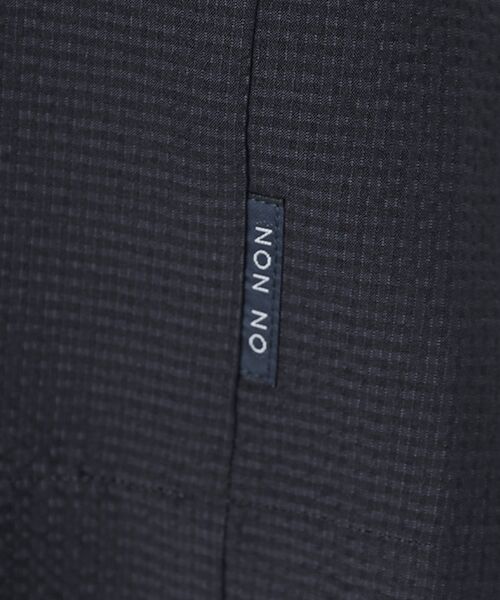 Mademoiselle NON NON / マドモアゼルノンノン シャツ・ブラウス | 2WAYストレッチシアサッカー ドルマンスリーブオーバーブラウス | 詳細5