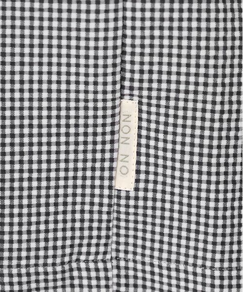 Mademoiselle NON NON / マドモアゼルノンノン シャツ・ブラウス | 2WAYストレッチシアサッカー ドルマンスリーブオーバーブラウス | 詳細6