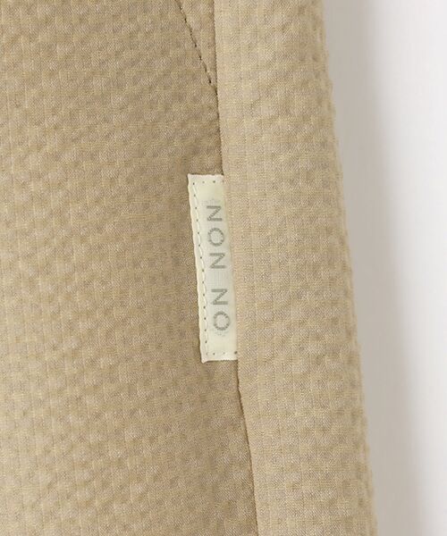 Mademoiselle NON NON / マドモアゼルノンノン その他パンツ | 2WAYストレッチシアサッカー ワンタックイージーガウチョパンツ | 詳細5