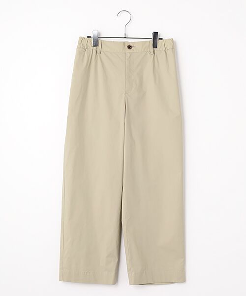 超長綿ポプリンストレッチ イージークロップドパンツ （その他
