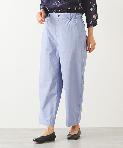 Mademoiselle NON NON / マドモアゼルノンノン その他パンツ | 超長綿ポプリンストレッチ イージークロップドパンツ | 詳細8