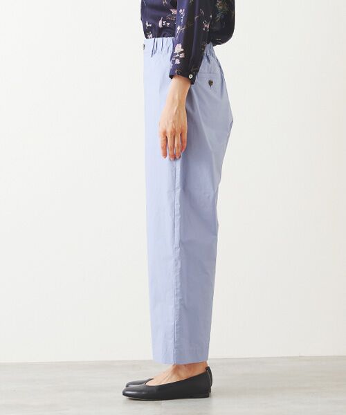 Mademoiselle NON NON / マドモアゼルノンノン その他パンツ | 超長綿ポプリンストレッチ イージークロップドパンツ | 詳細9