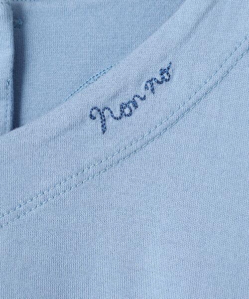 Mademoiselle NON NON / マドモアゼルノンノン Tシャツ | GIZANDY天竺 VネックフレアーTシャツ | 詳細9