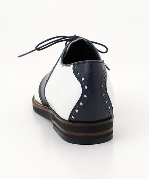 Mademoiselle NON NON / マドモアゼルノンノン フラットシューズ | 表革コンビネーション レースアップシューズ | 詳細3
