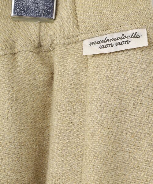 Mademoiselle NON NON / マドモアゼルノンノン ロング・マキシ丈スカート | ウールミルドサキソニーフレアースカート | 詳細3