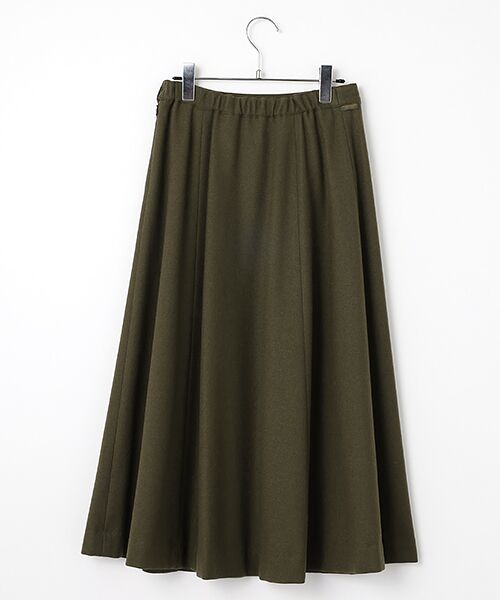 Mademoiselle NON NON / マドモアゼルノンノン ロング・マキシ丈スカート | ウールミルドサキソニーフレアースカート | 詳細4
