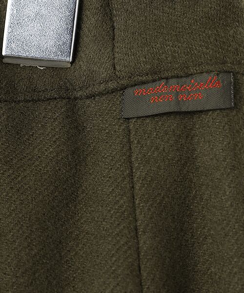 Mademoiselle NON NON / マドモアゼルノンノン ロング・マキシ丈スカート | ウールミルドサキソニーフレアースカート | 詳細8